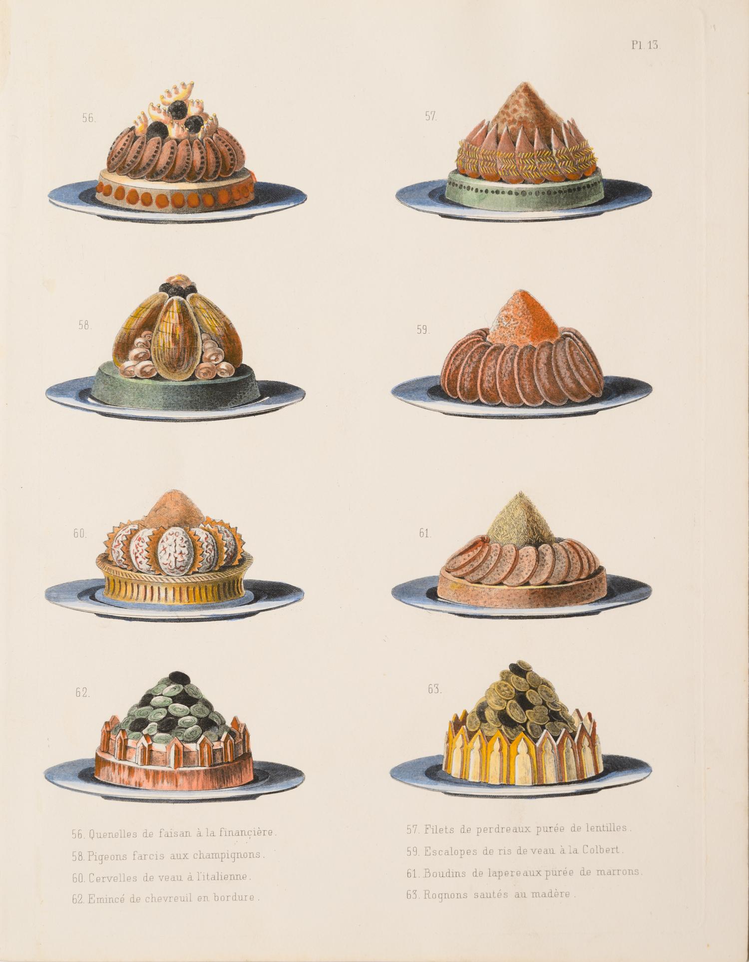 Nine French Lithographs