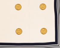 Chanel CC Button Print Scarf, 1980-90s