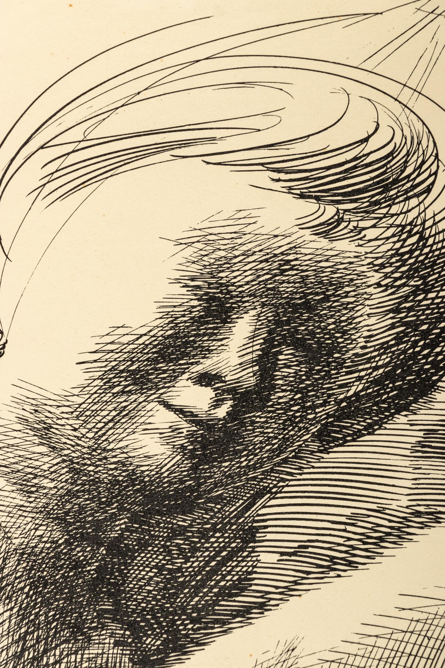 Woman Adjusting her Coiffure and Portrait Head (a pair of works)
