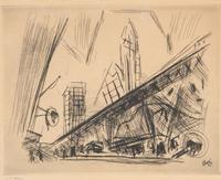 Downtown, The El (from Six American Etchings ), 1921