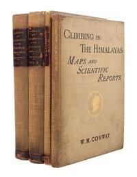 CONWAY, William Martin, Sir. Climbing and Exploration in the Karakoram-Himalayas. London, 1894. FIRST EDITION, LIMITED ISSUE.