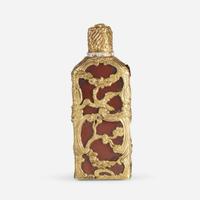 A George III gold-mounted hardstone necessaire and perfume circa 1770