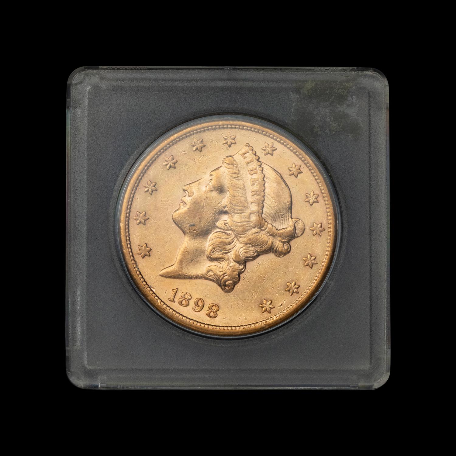 An 1898-S Liberty Head $20 Gold Coin