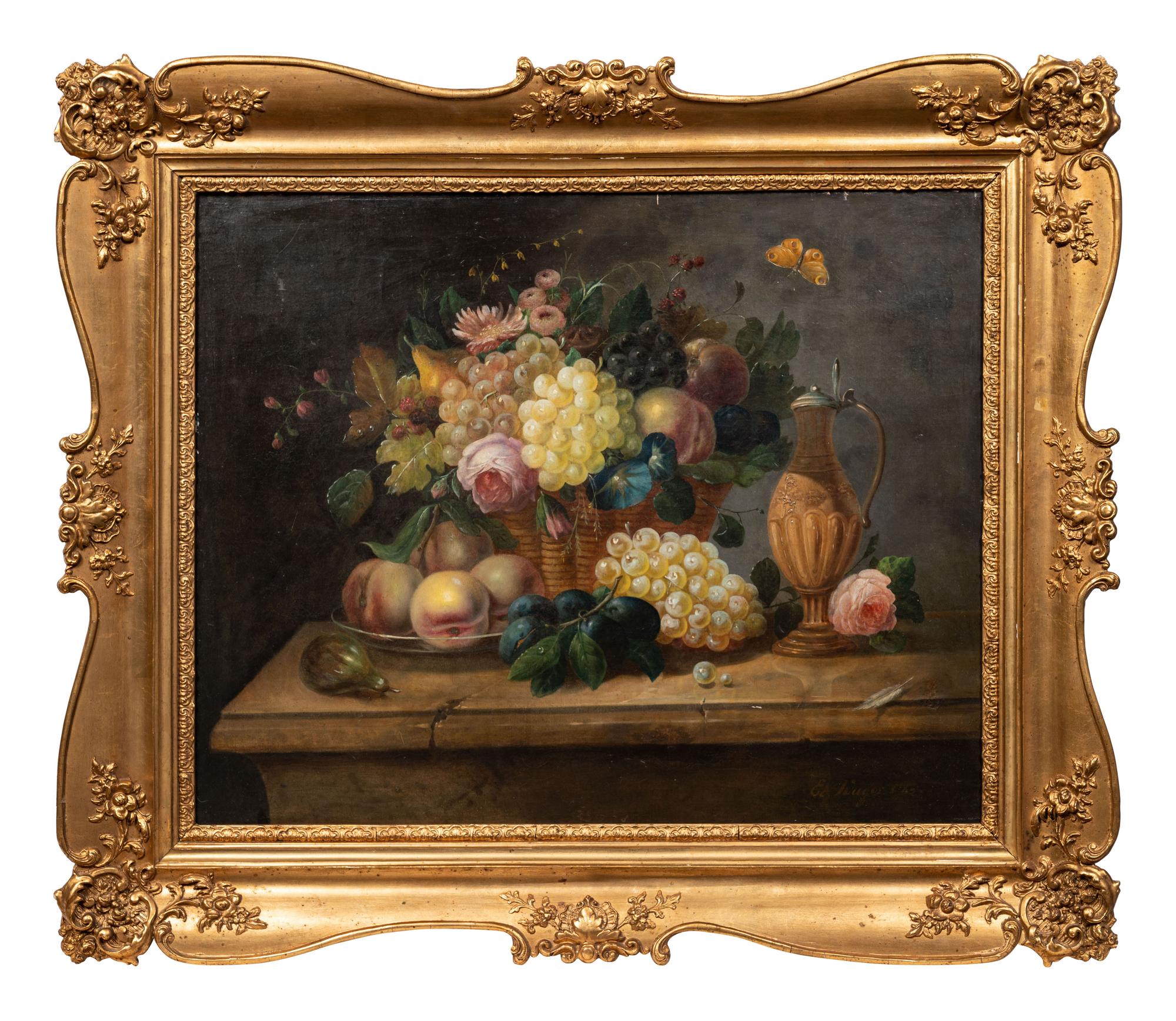 Still Life with Flowers and Fruit
