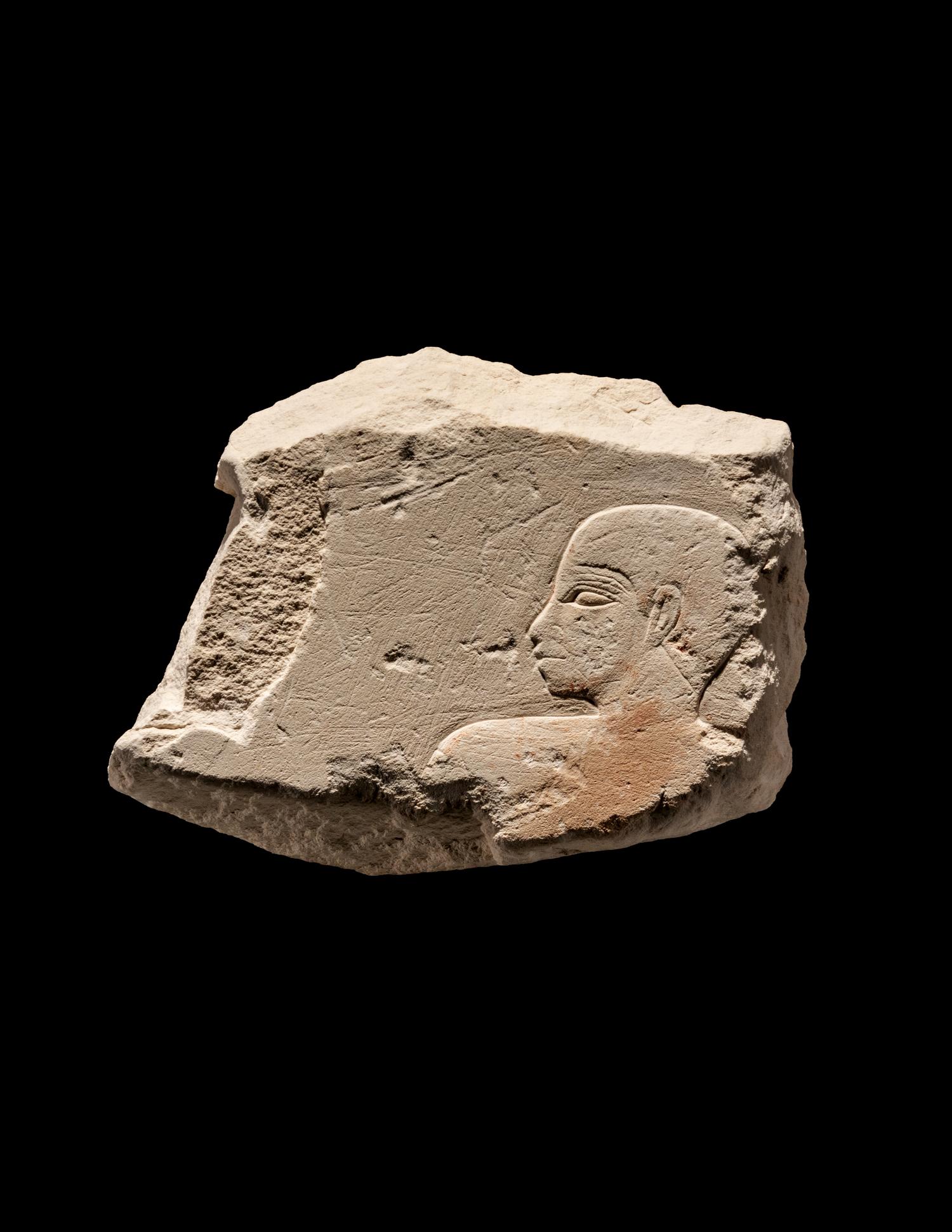 An Egyptian Limestone Relief