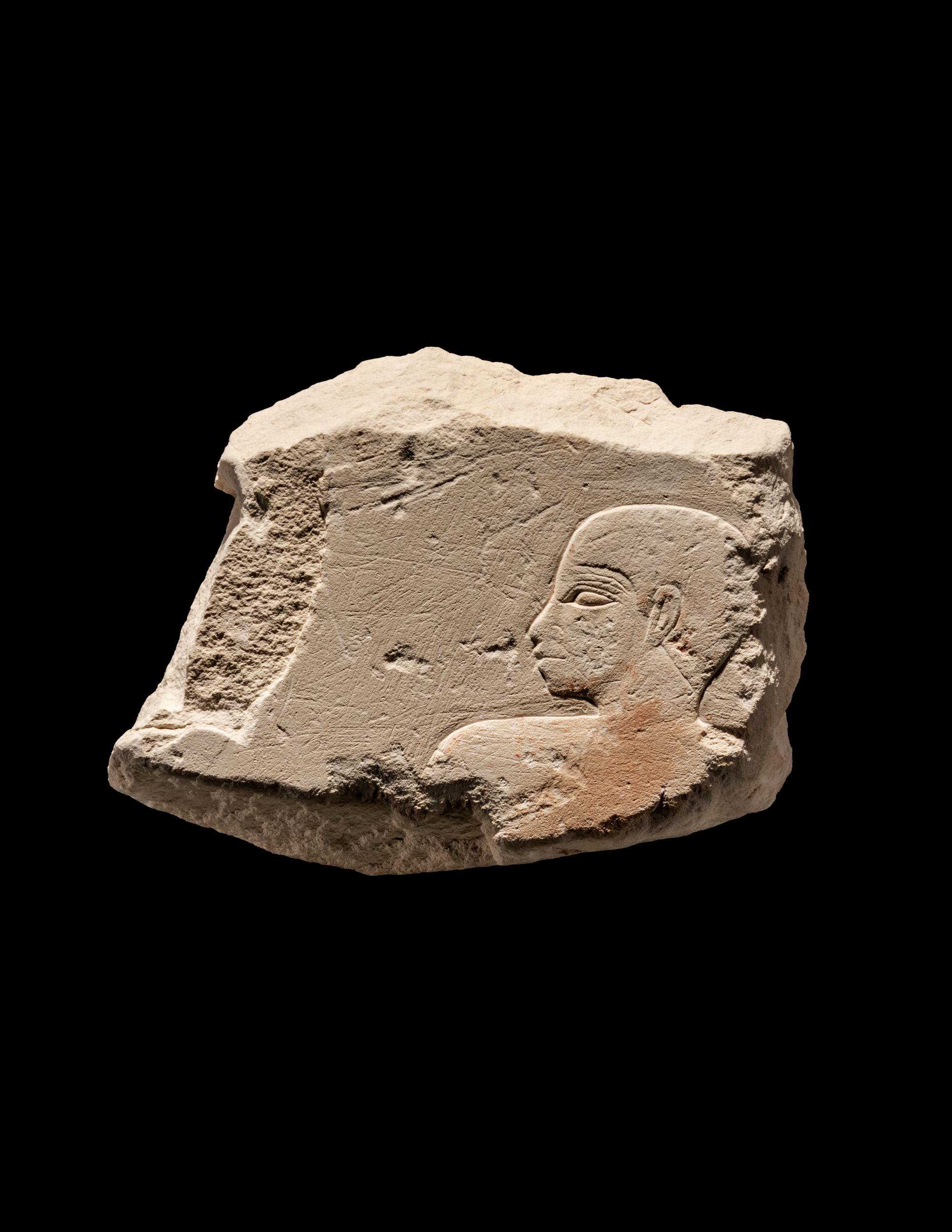 An Egyptian Limestone Relief