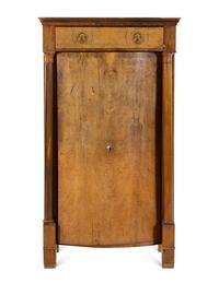 A Continental Neoclassical Burlwood Cabinet