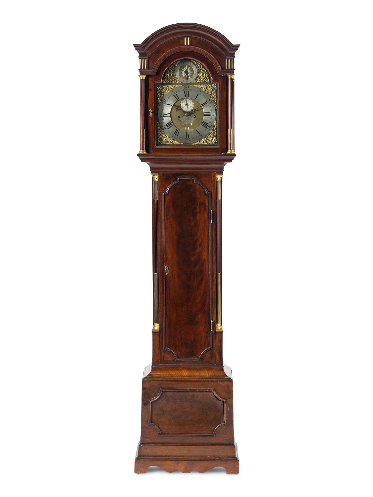 A George III Mahogany Eight-Day Longcase Clock