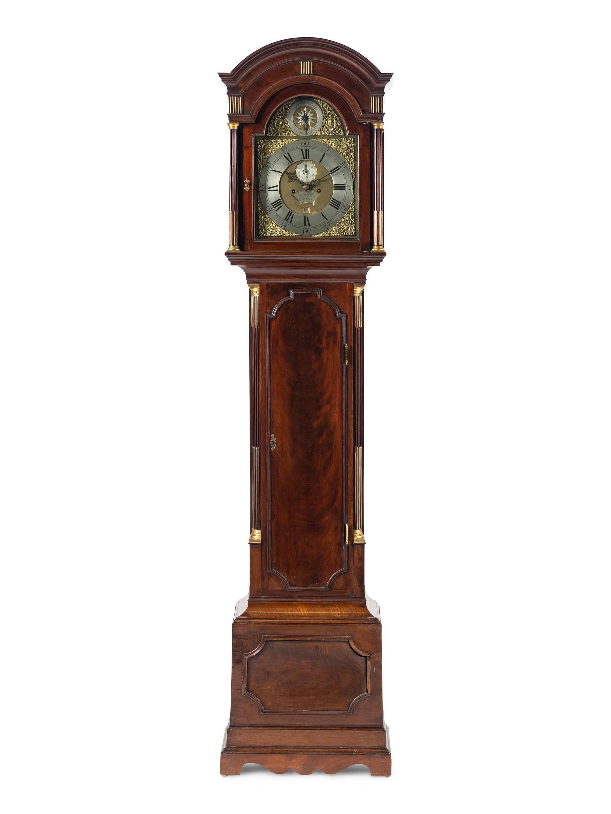 A George III Mahogany Eight-Day Longcase Clock