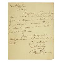[American Revolution] Force, Peter, Autograph Letter, signed, etc.