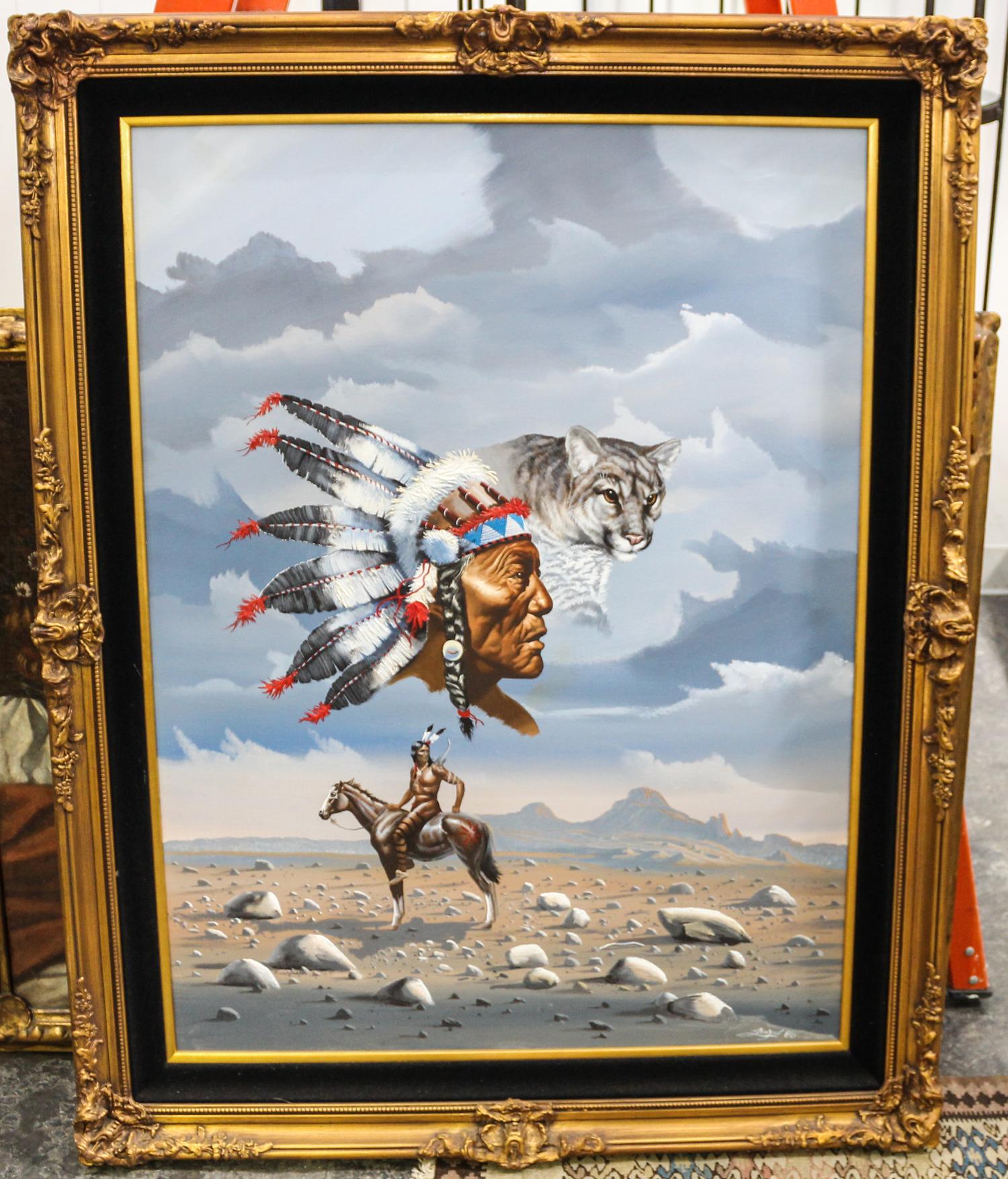 Artist Unknown, , Native American Scene