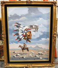 Artist Unknown, , Native American Scene