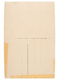 [ENTERTAINMENT]. BAKER, Josephine (1906-1975). Lithographed postcard. Paris: Cliche Walery, ca 1930.