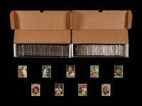 A Complete Set Of 1961 Topps Baseball Cards (587/587) including SGC Graded Mickey Mantle Cards
