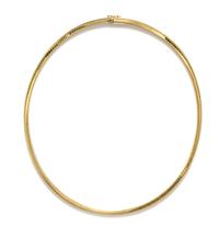 An 18 Karat Yellow Gold Triangular Omega Necklace, 27.38 dwts.