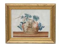 Artist Unknown, (19TH/20TH CENTURY), Still Life with Grapes, together with another grape still life