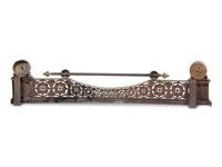 An Empire Gilt Bronze Fire Fender
