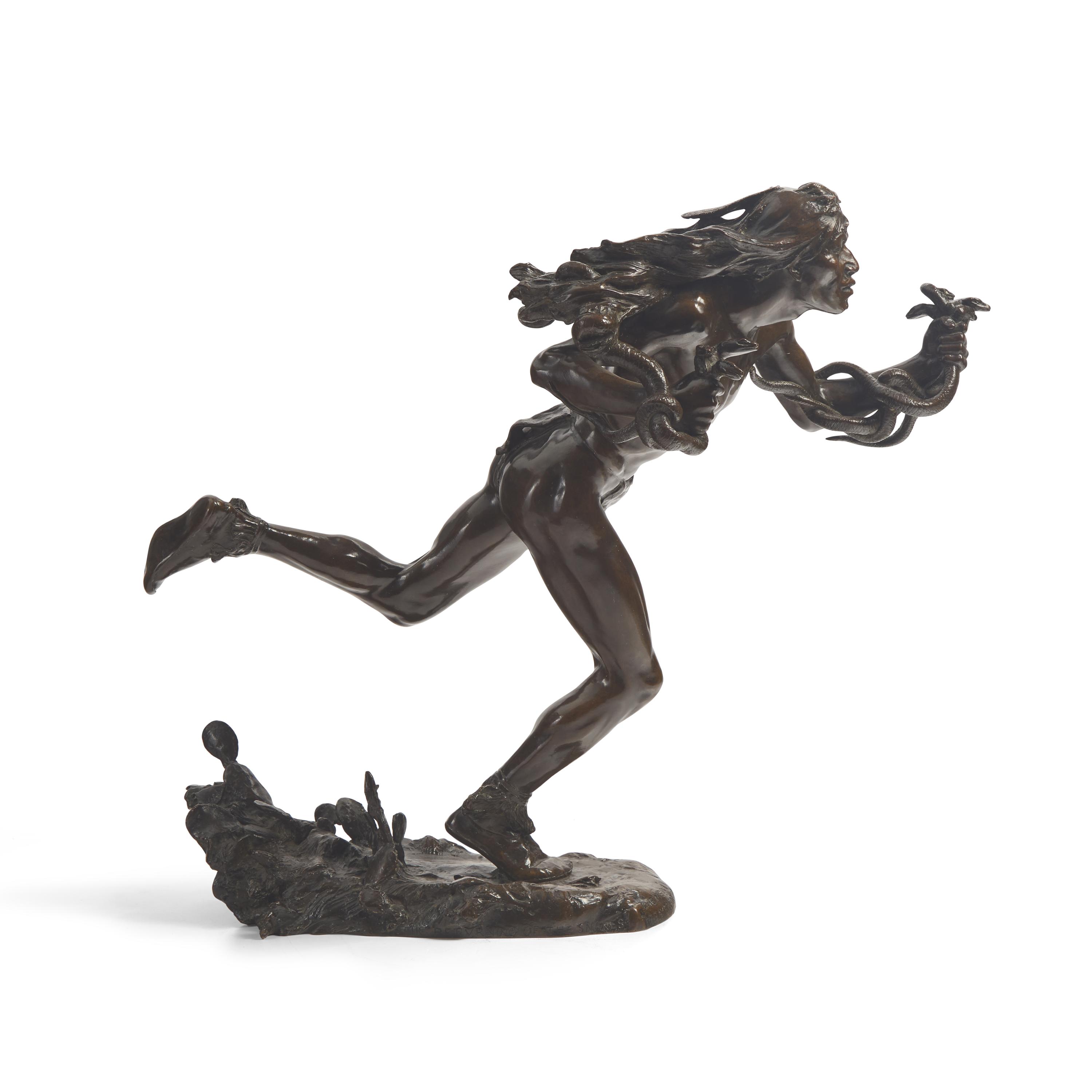 Hermon Atkins MacNeil (American, 1866-1947) — The Moqui Prayer for Rain (The Returning of the Snakes), modeled 1895-96; cast ca. 1897