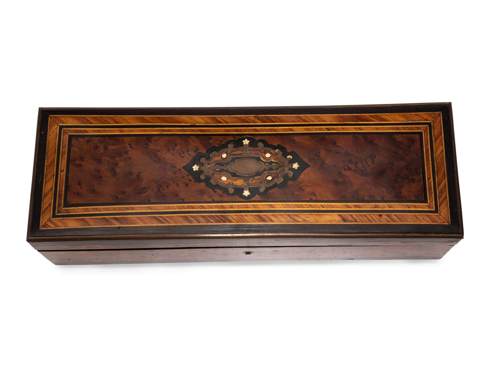 Two French Boulle Marquetry Table Caskets