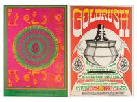 [MUSIC] -- [POSTERS]. MOSCOSO, Victor, GRIFFIN, Rick, HUNTER, George, and GREENE, Herb, artists. A group of 8 Family Dog posters from 1967, comprising: