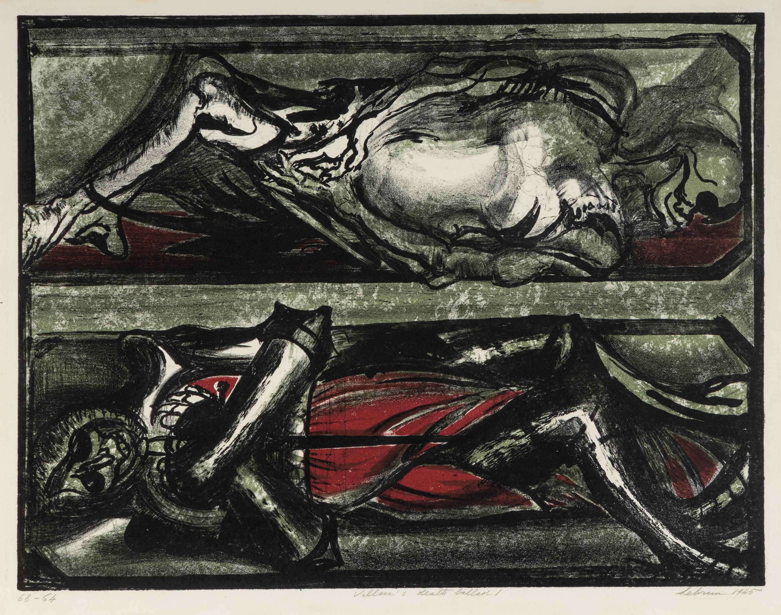 Rain of Ashes and Villain’s Death Ballad I (two works), 1945