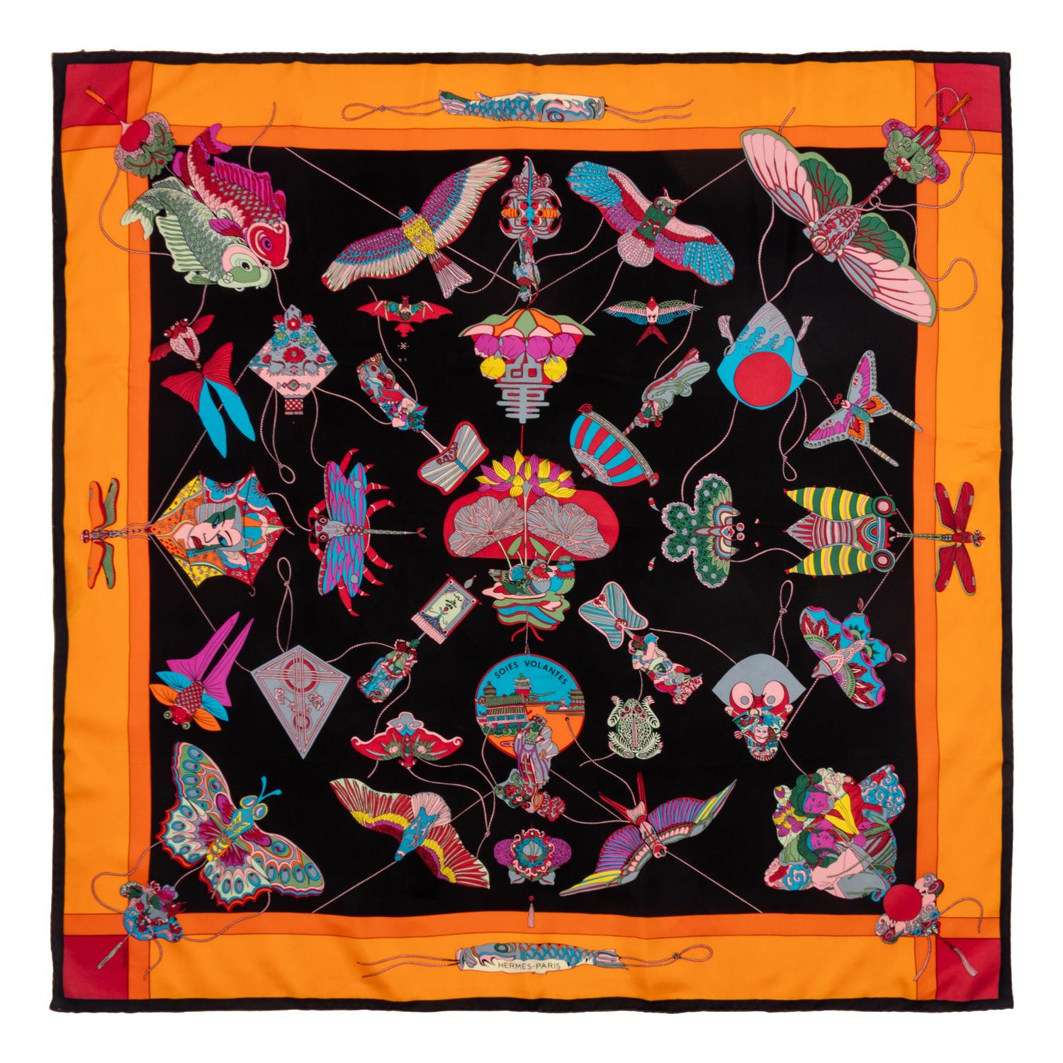 Three Hermès Scarves