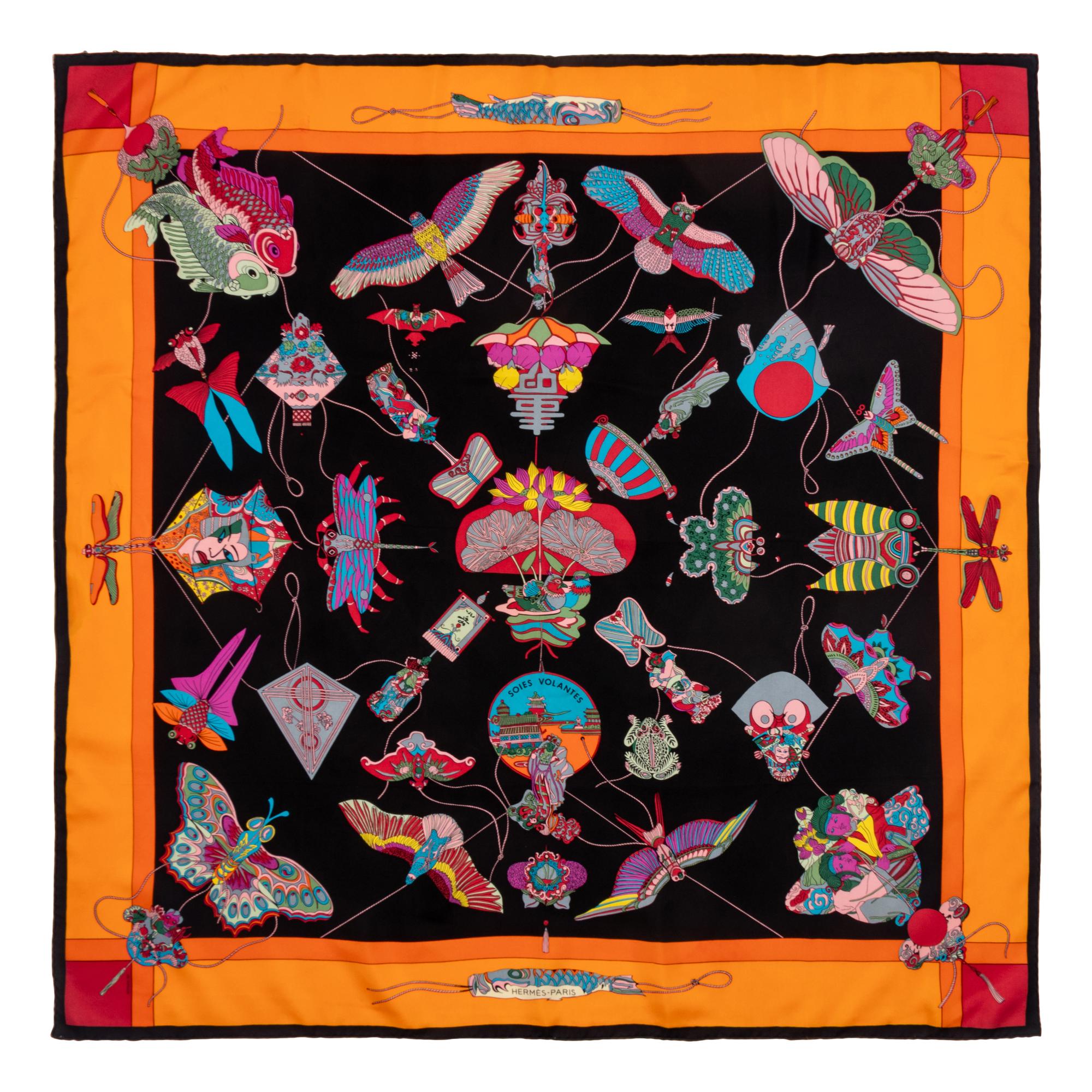 Three Hermès Scarves