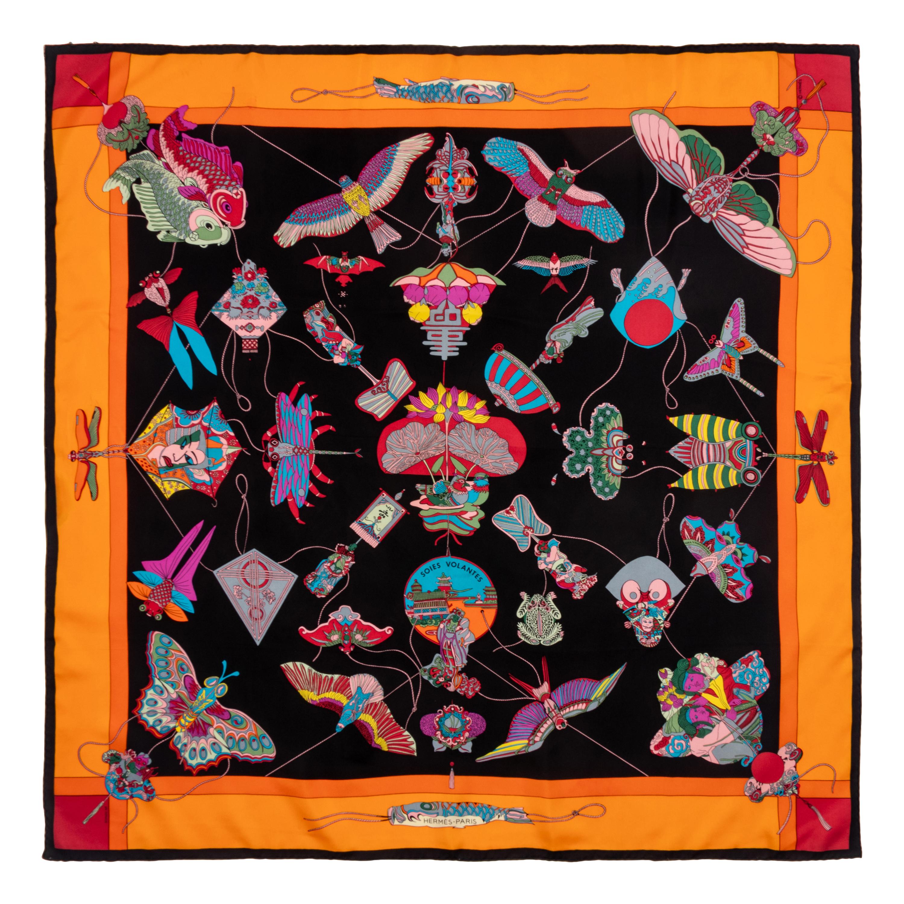 Three Hermès Scarves