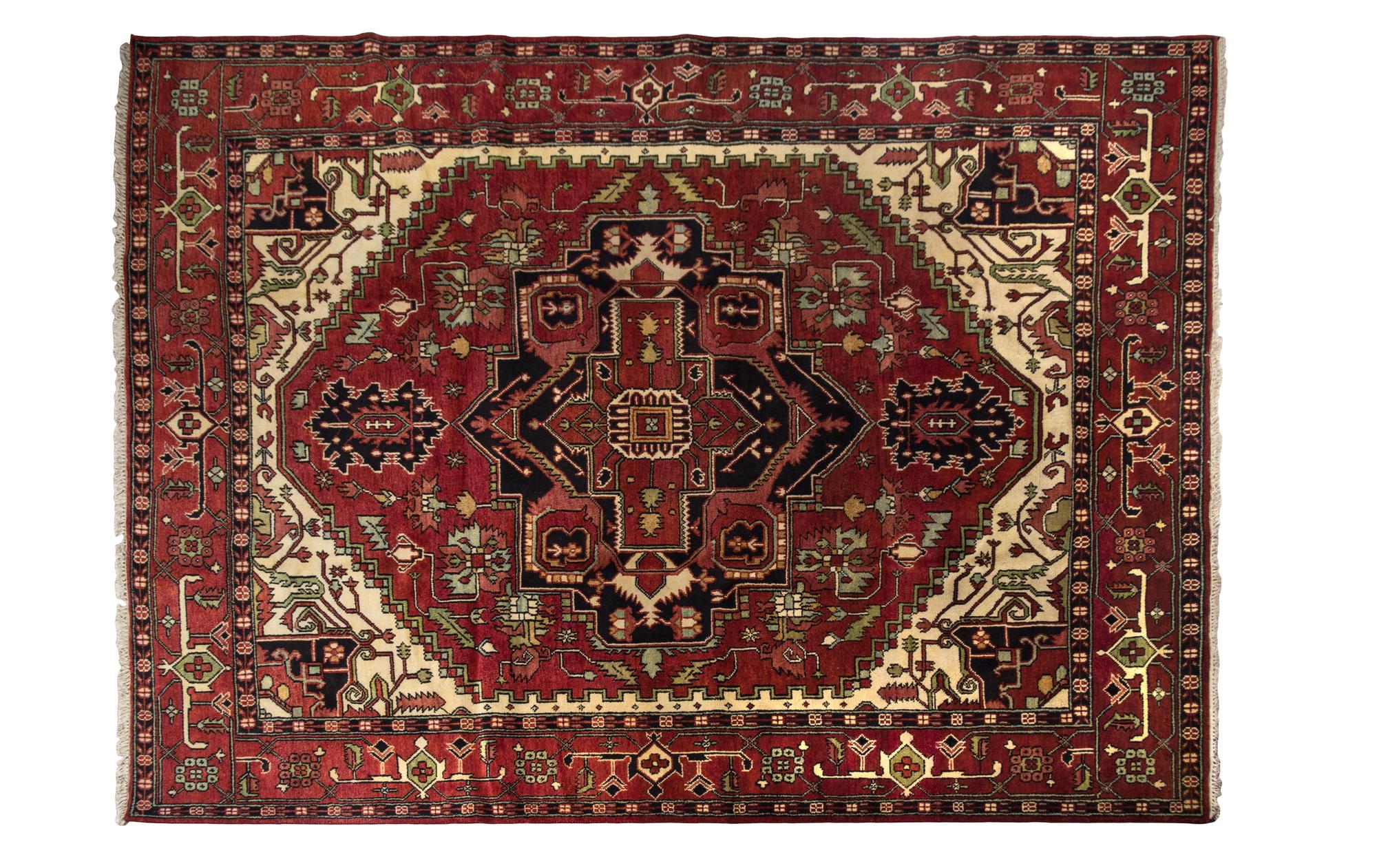 A Serapi Wool Rug 9 feet 1 inch x 11 feet 11 inches.