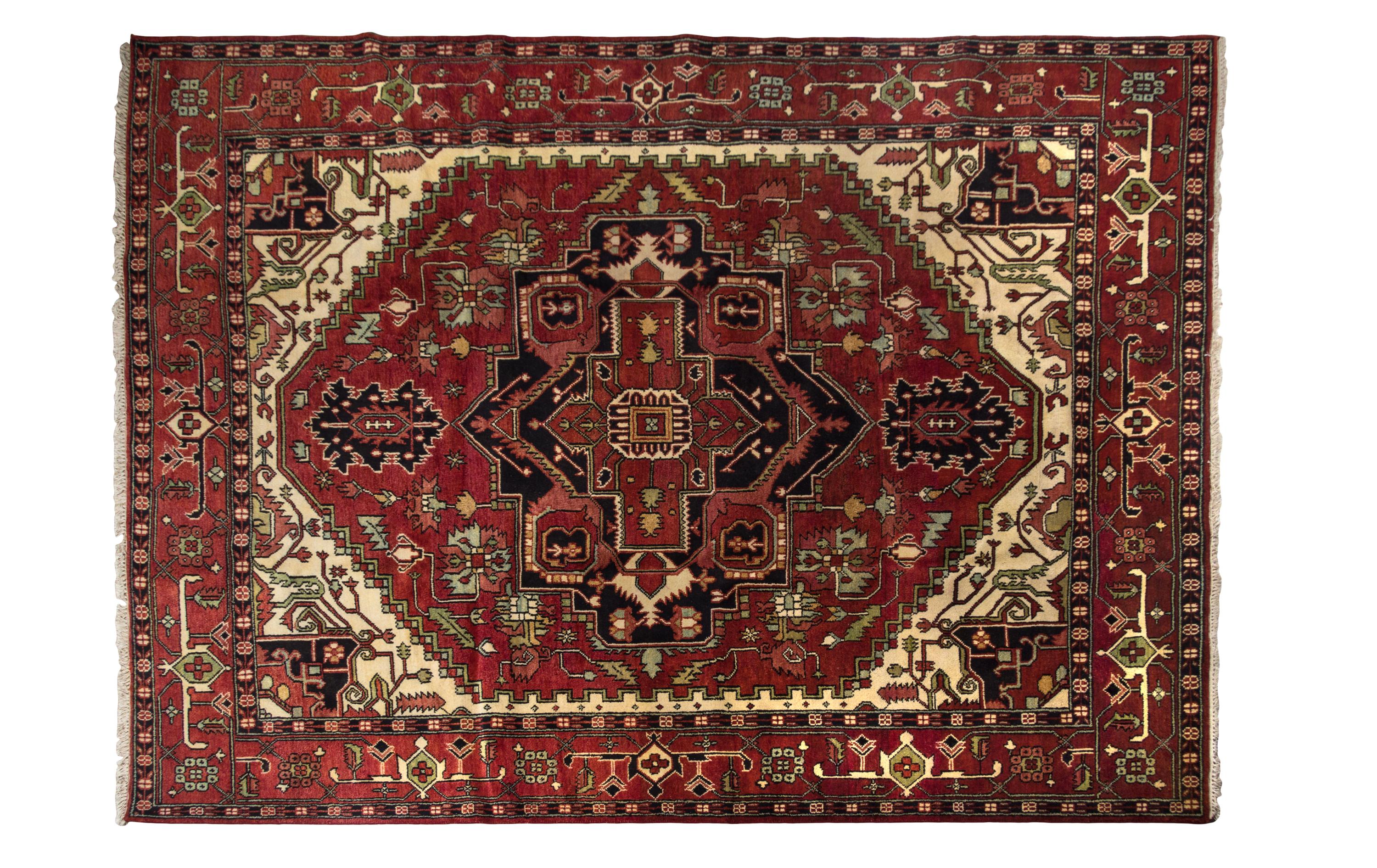 A Serapi Wool Rug 9 feet 1 inch x 11 feet 11 inches.