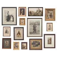 [Native-Americana] Group of 14 photographs, ca. mid-19th to early 20th century