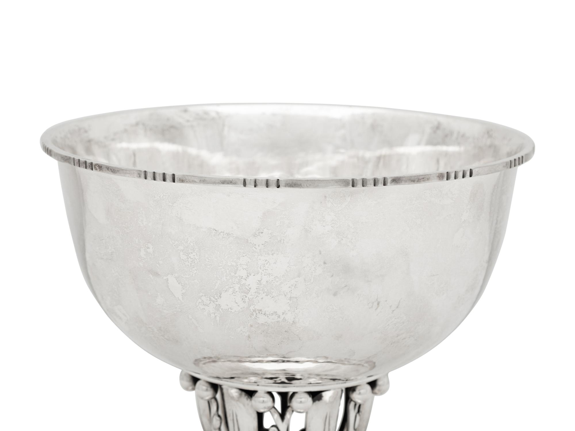 A Georg Jensen Silver Footed Centerpiece Bowl