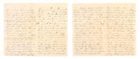 (CIVIL WAR) DUNLAP, WILLIAM. Archive of correspondence, 1863-1865, Gettysburg and Lincoln's death included.