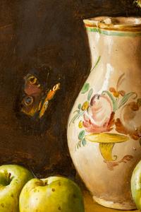 Still Life with Apples, Butterflies, and Pitcher