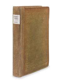 DICKENS, Charles (1812-1870). Hard Times. For These Times. London: Bradbury & Evans, 1854.