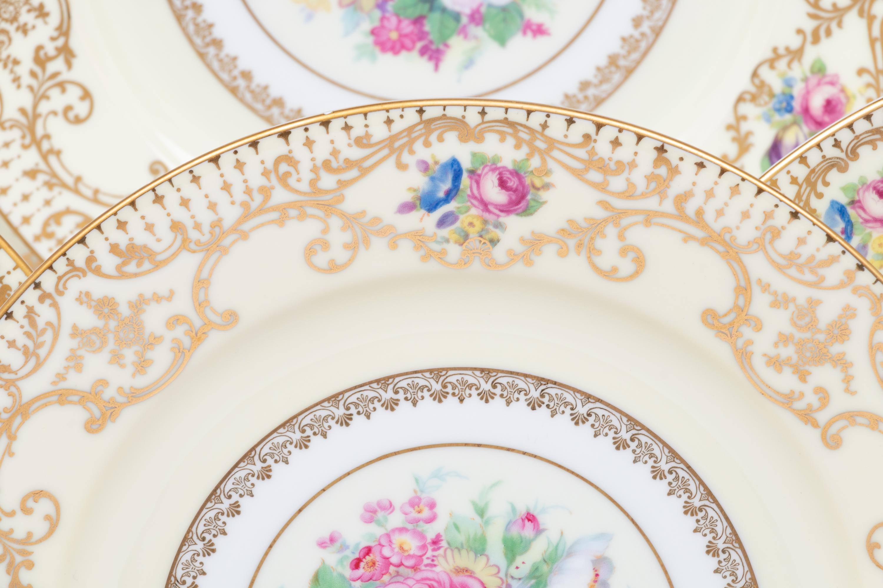 A Set of Eight Rosenthal Porcelain Chargers