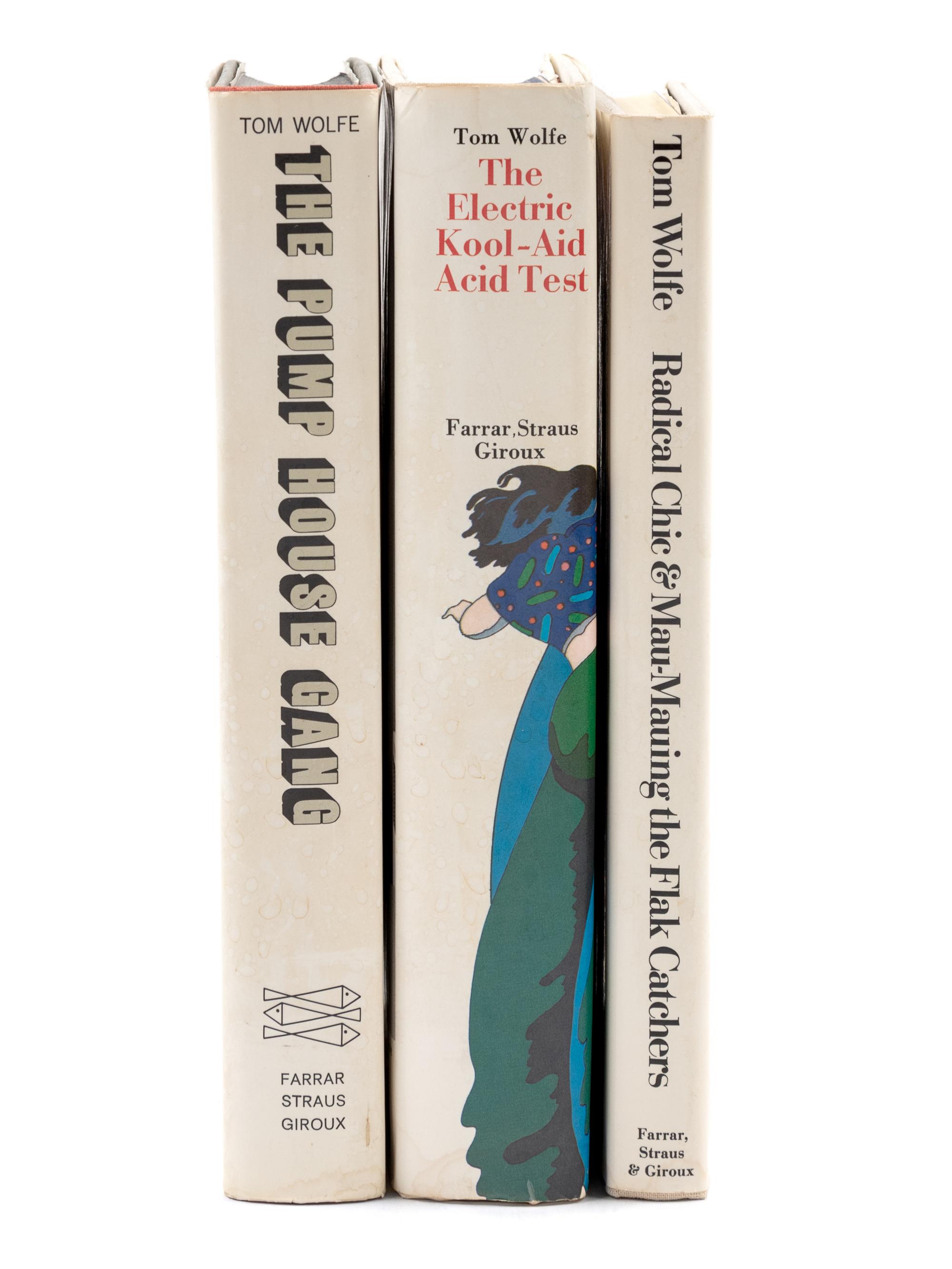 WOLFE, Tom (1930-2018). A group of 3 works by Tom Wolfe, comprising: