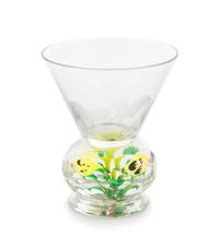 A Czechoslovakian Goblet Height 3 1/2 inches