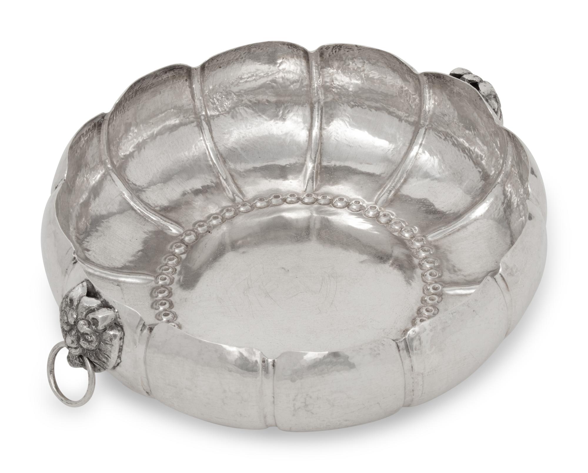 A Peruvian Silver Centerpiece Bowl