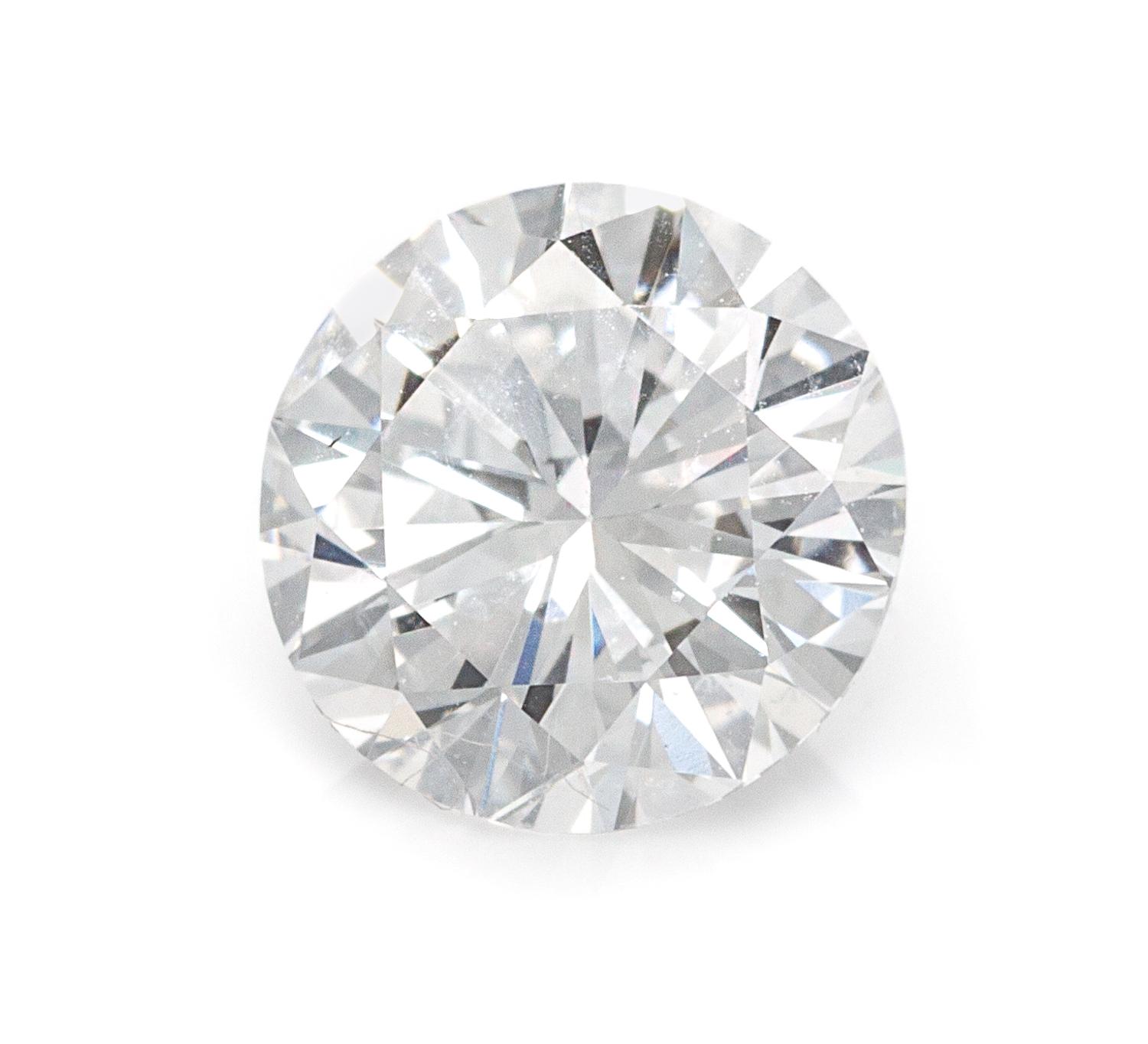 A 0.56 Carat Round Brilliant Cut Diamond,