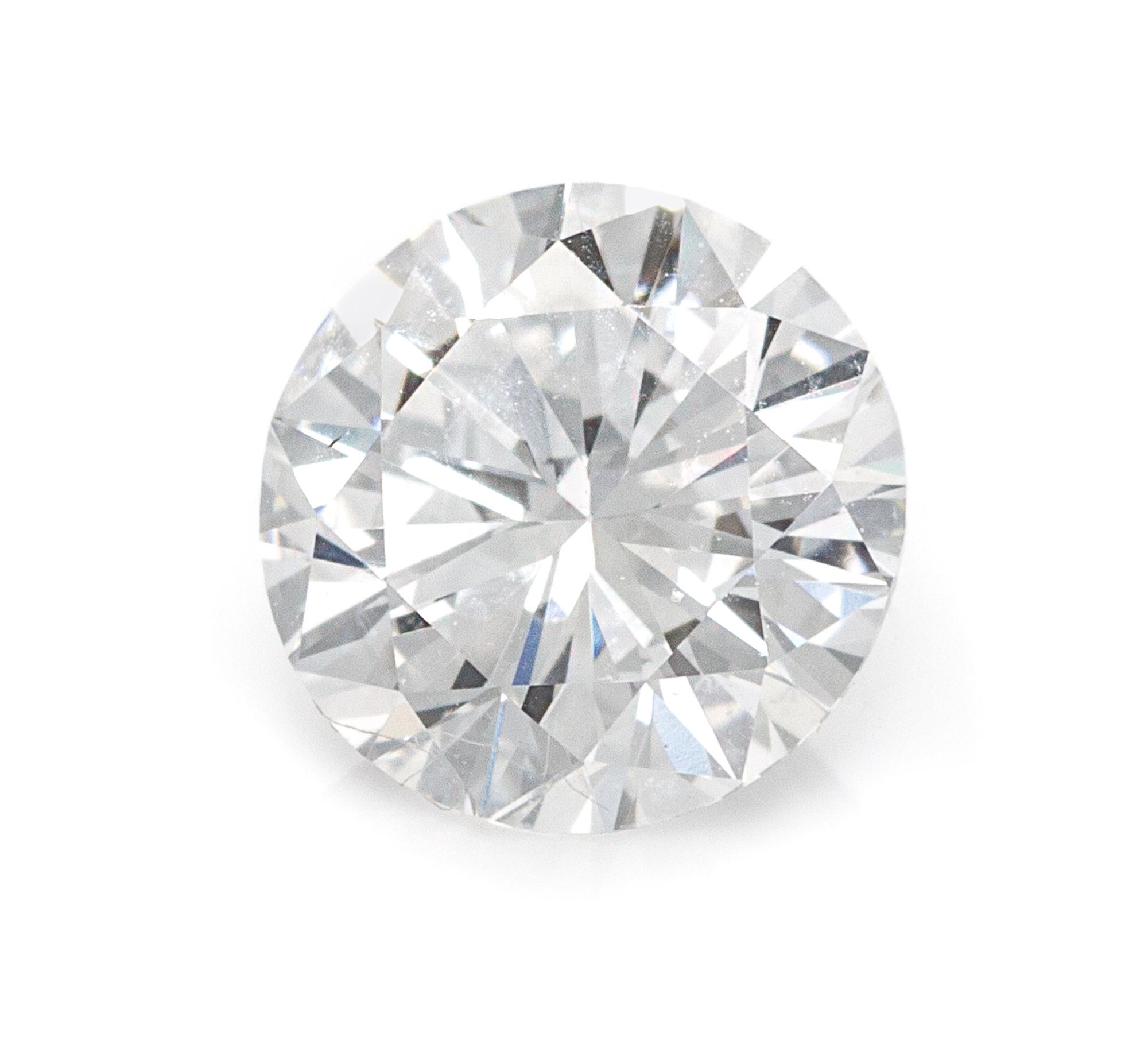 A 0.56 Carat Round Brilliant Cut Diamond,