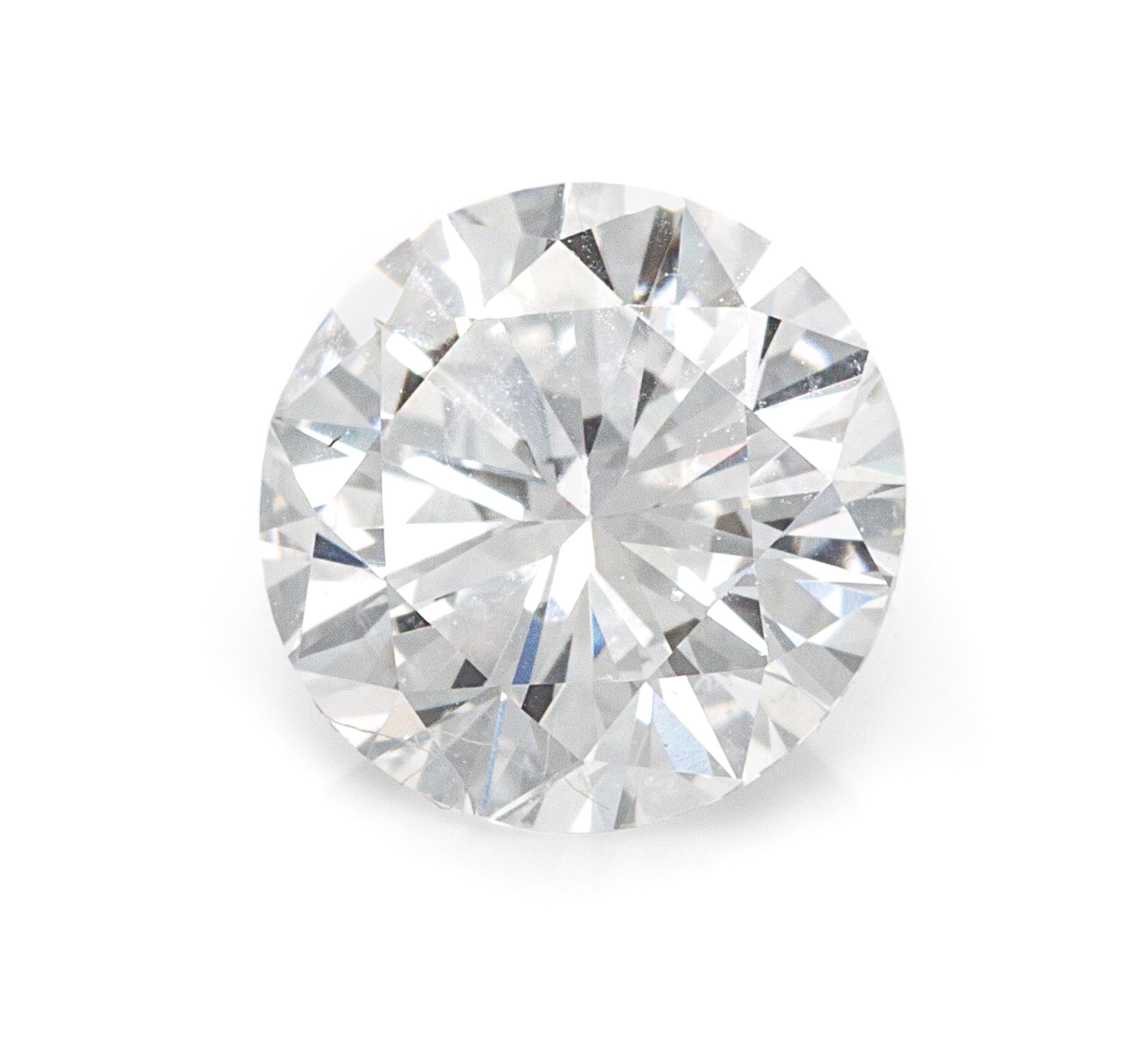 A 0.56 Carat Round Brilliant Cut Diamond,