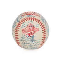 A 1995-96 Atlanta Braves Team Signed Autograph Baseball (Beckett Authentication Services)
