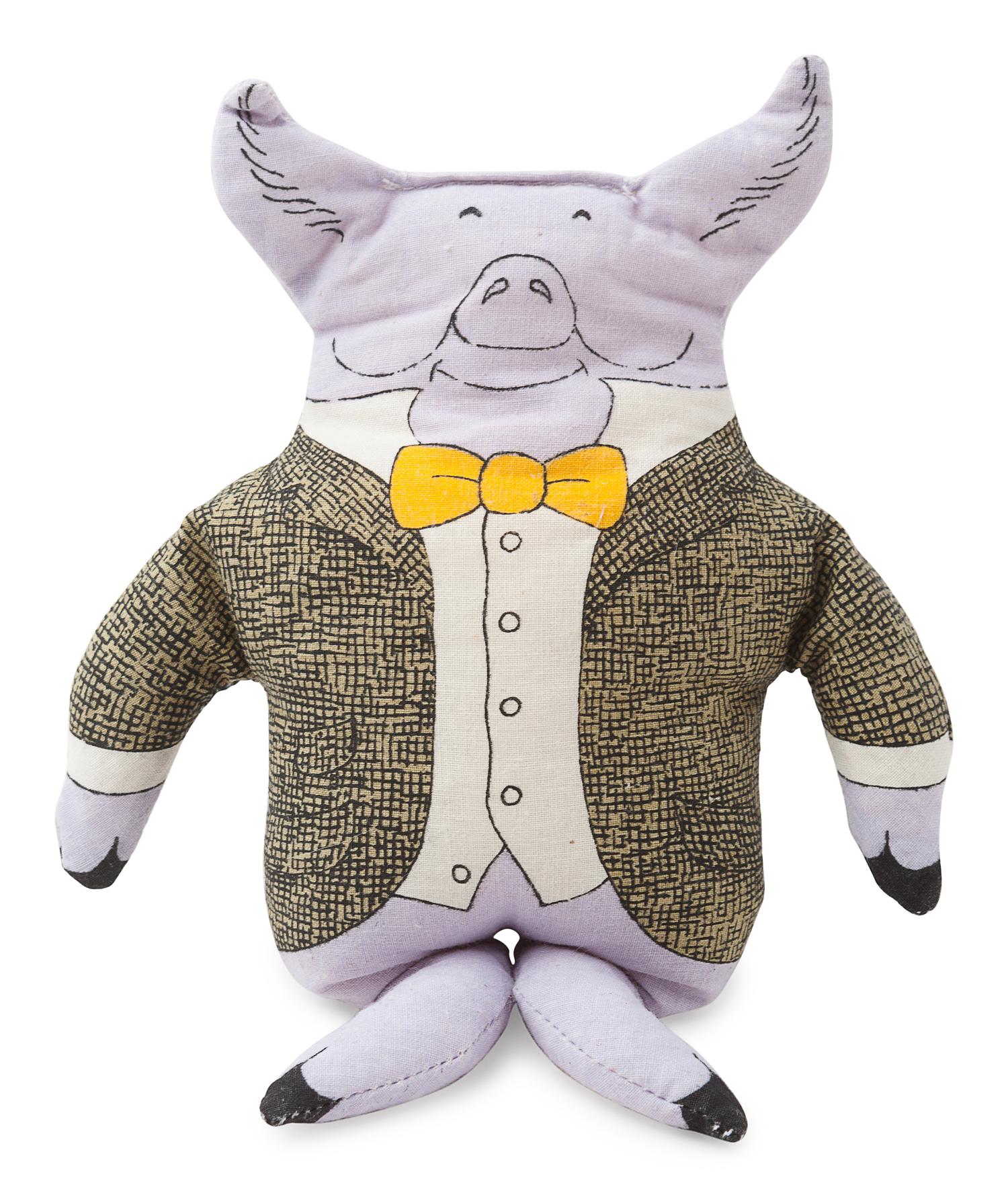 GOREY, Edward (1925-2000). Beanbag Animal. Pig. [Middle Falls, NY: Toy Works], 1979.