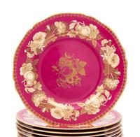 Two Sets of Spode Porcelain Dinner Plates