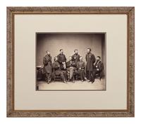 [SHERMAN, William T. (1820-1891)]. [BRADY, Mathew (1822-1896), photographer]. Sherman and his Generals . Washington, DC, 1865.