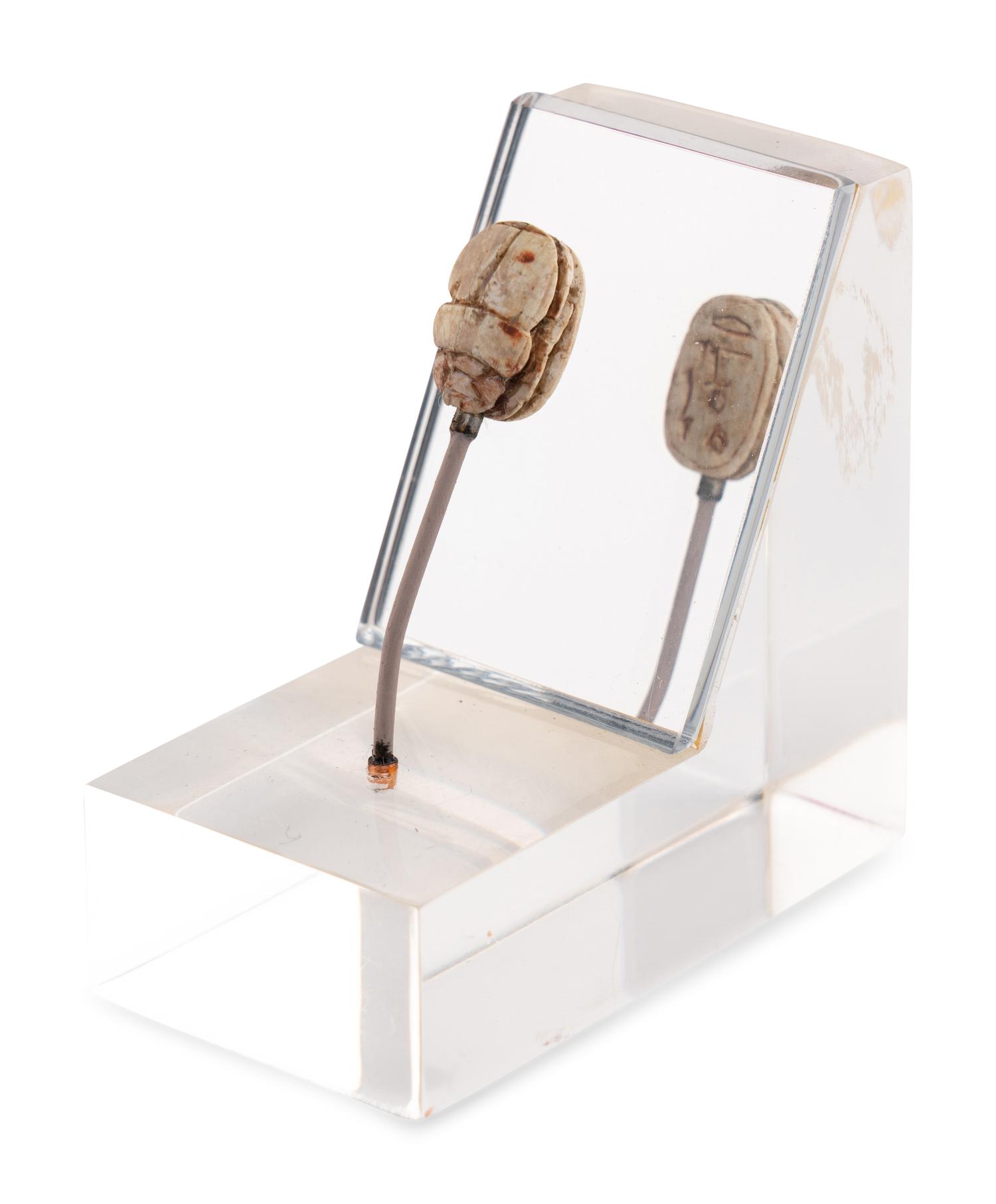 An Egyptian Steatite Scarab