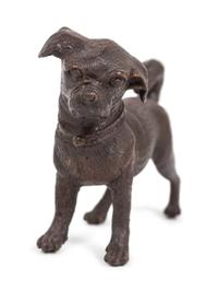 A Small Bronze Dog