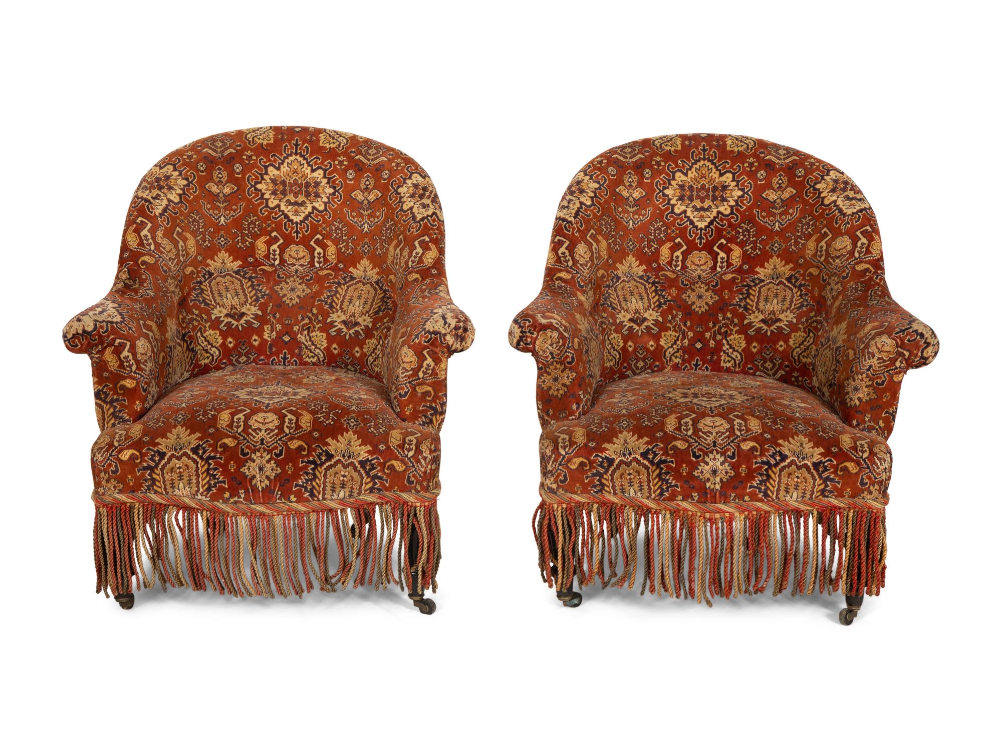 A Pair of English Armchairs