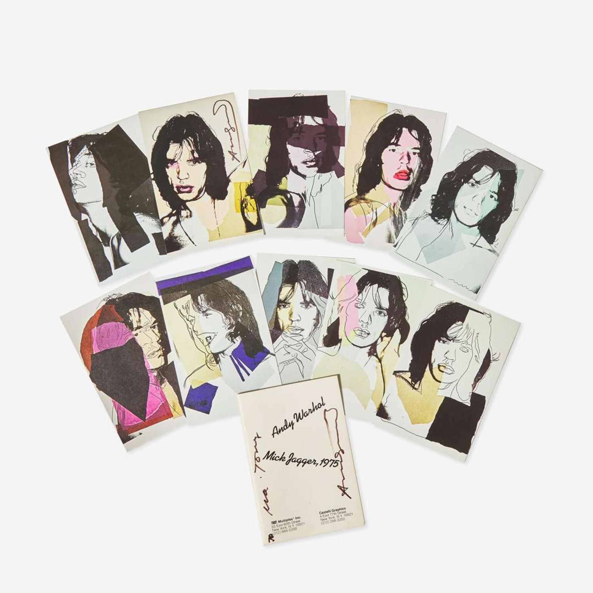 [Art] Warhol, Andy Mick Jagger, 1975